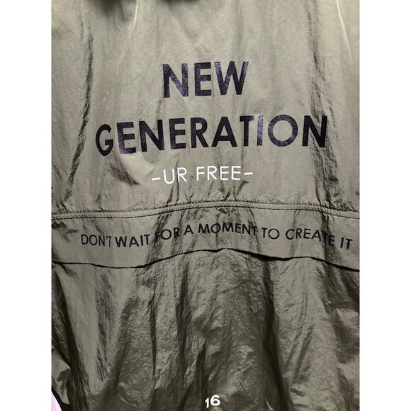 Bershka NA-KD green utility jacket women's hooded sz M NWOT - Picture 7 of 12